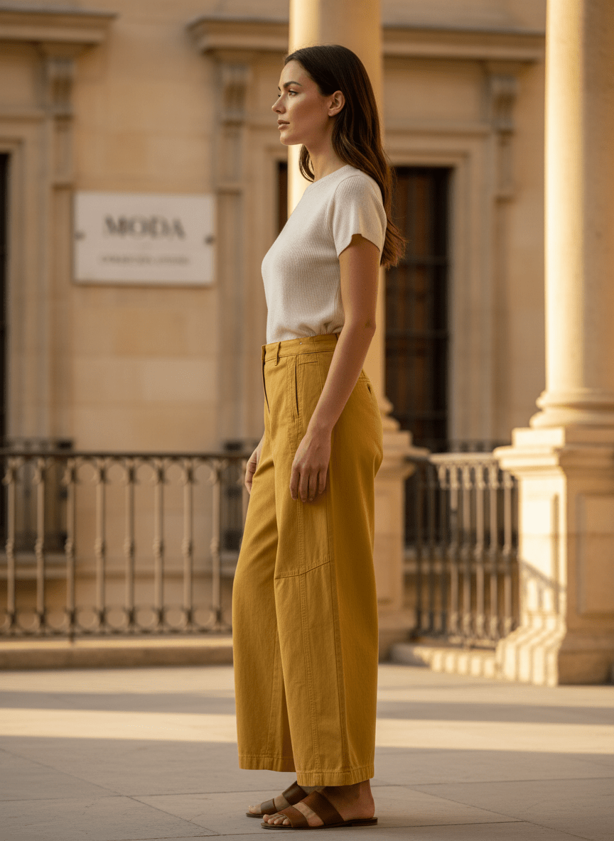 PANTALON CALIA OCRE - RUE MAZARINE PANTALON