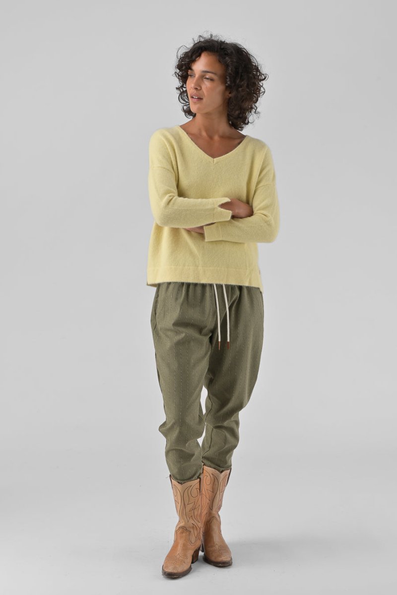 PANTALON LOLA KAKI - ORFEO PANTALON