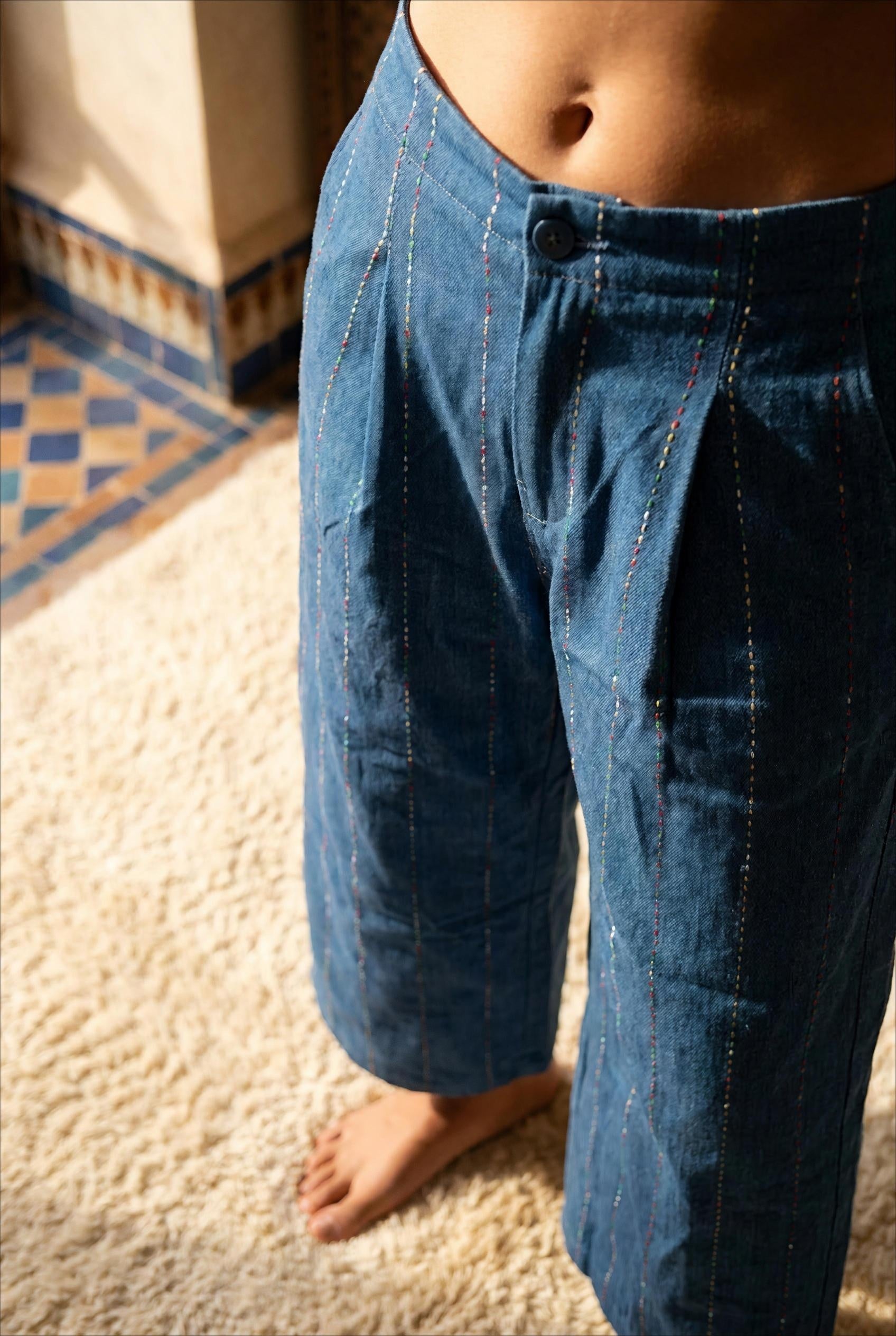 PANTALON NAYA DENIM - ORFEO PANTALON