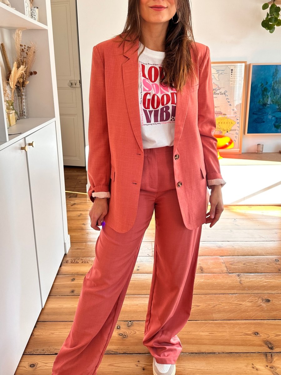 pantalon Polimo VIEUX ROSE - LA PETITE ETOILE Pantalon
