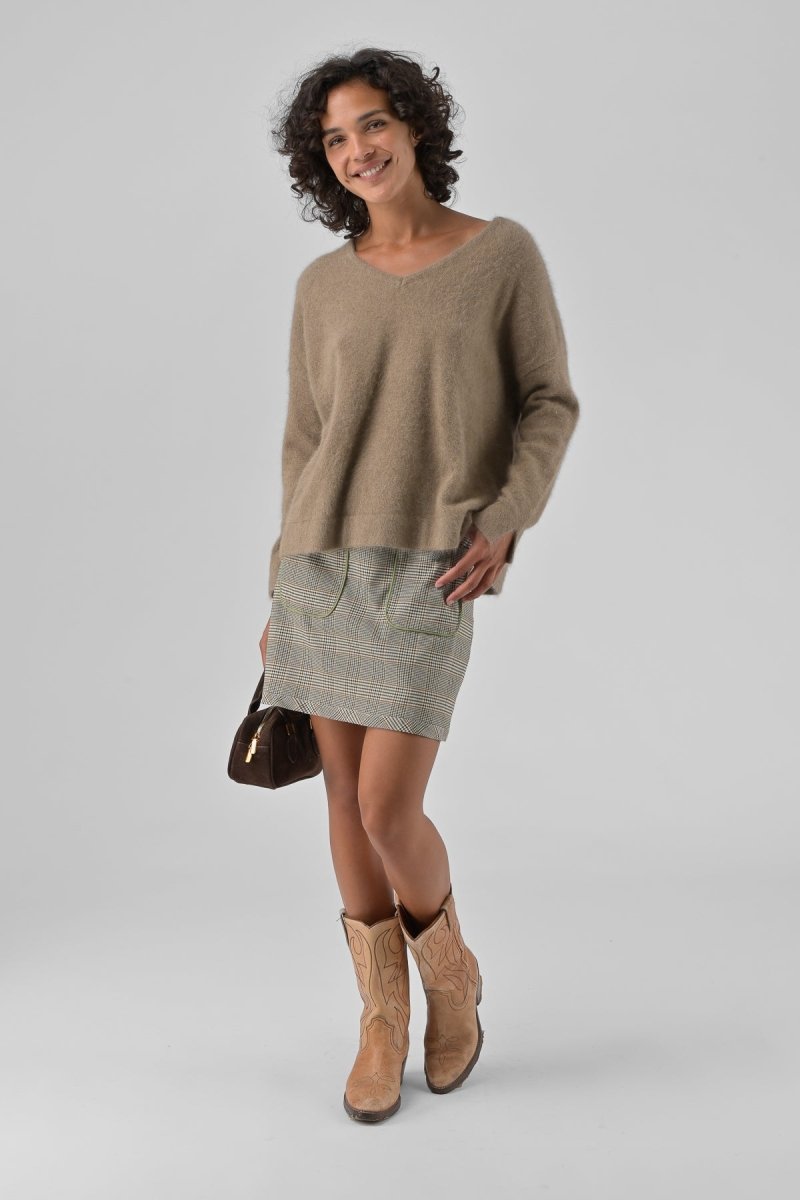 PULL LUZIO TAUPE - ORFEO PULL