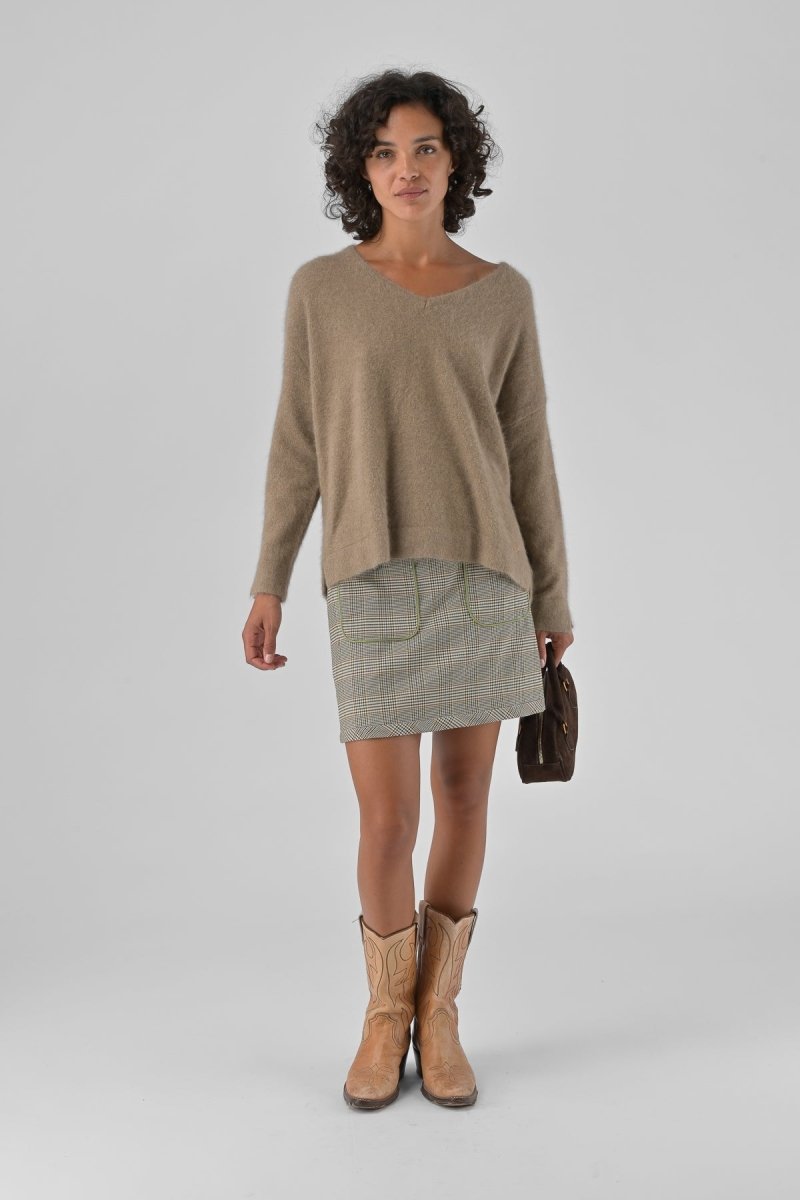 PULL LUZIO TAUPE - ORFEO PULL