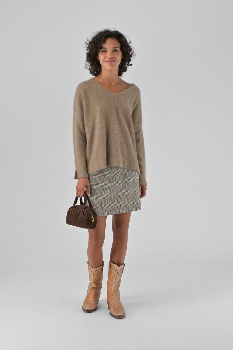 PULL LUZIO TAUPE - ORFEO PULL