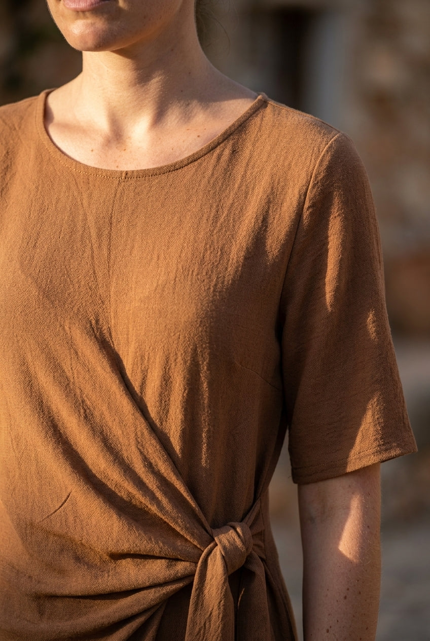 ROBE CATALINA CAMEL - RUE DES ABBESSES Robe