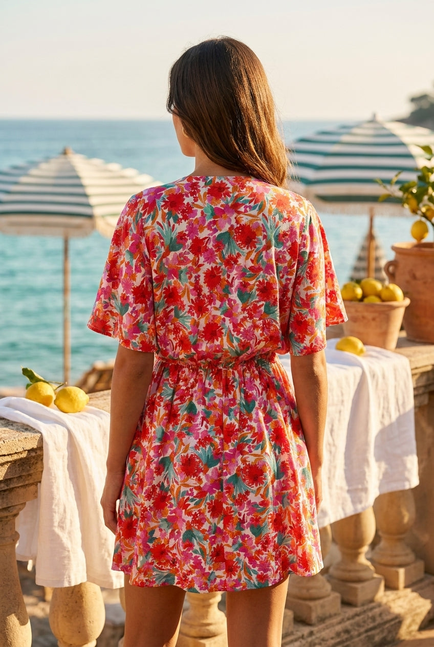 ROBE FLORIDA ROSE - RUE DES ABBESSES Robe