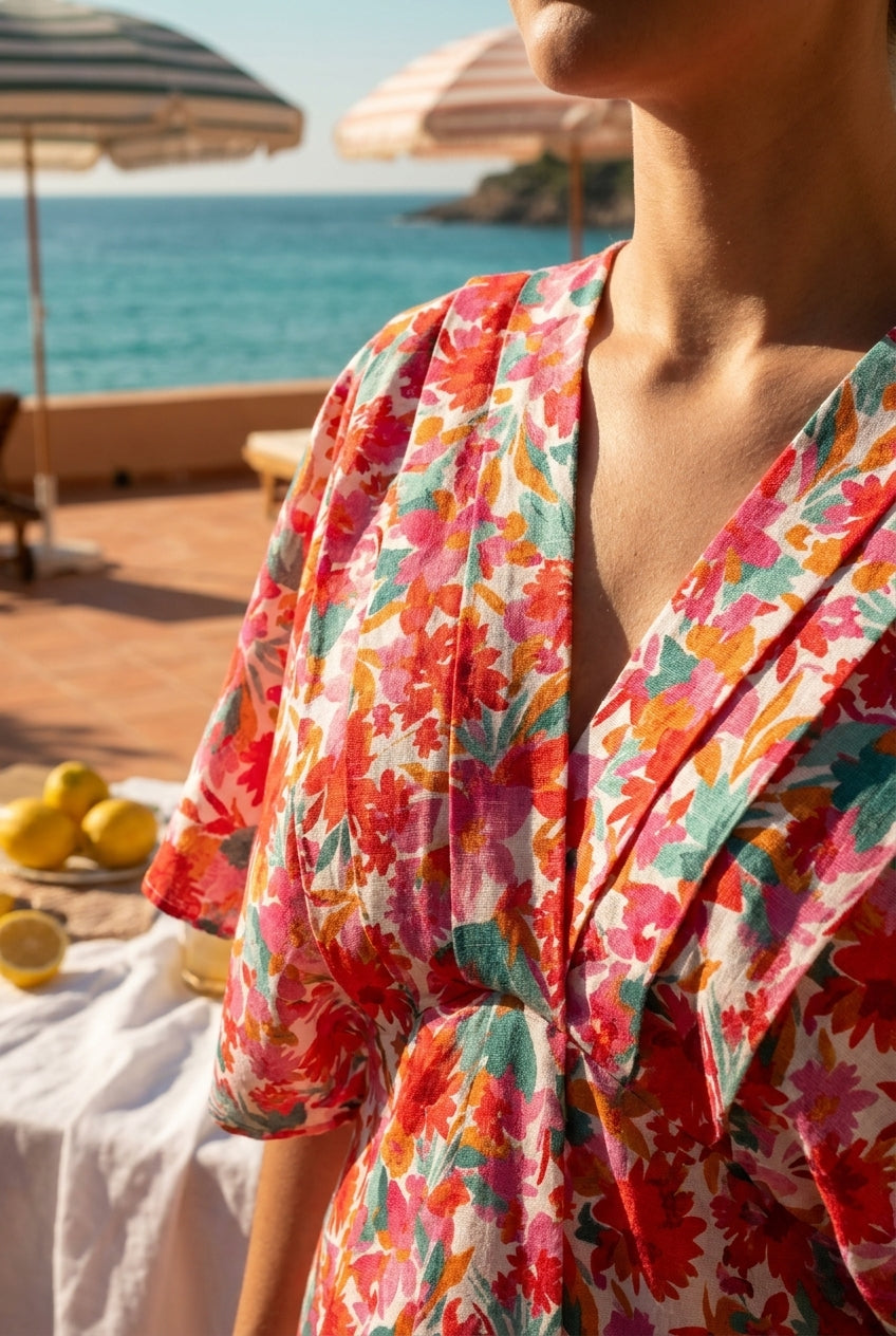 ROBE FLORIDA ROSE - RUE DES ABBESSES Robe
