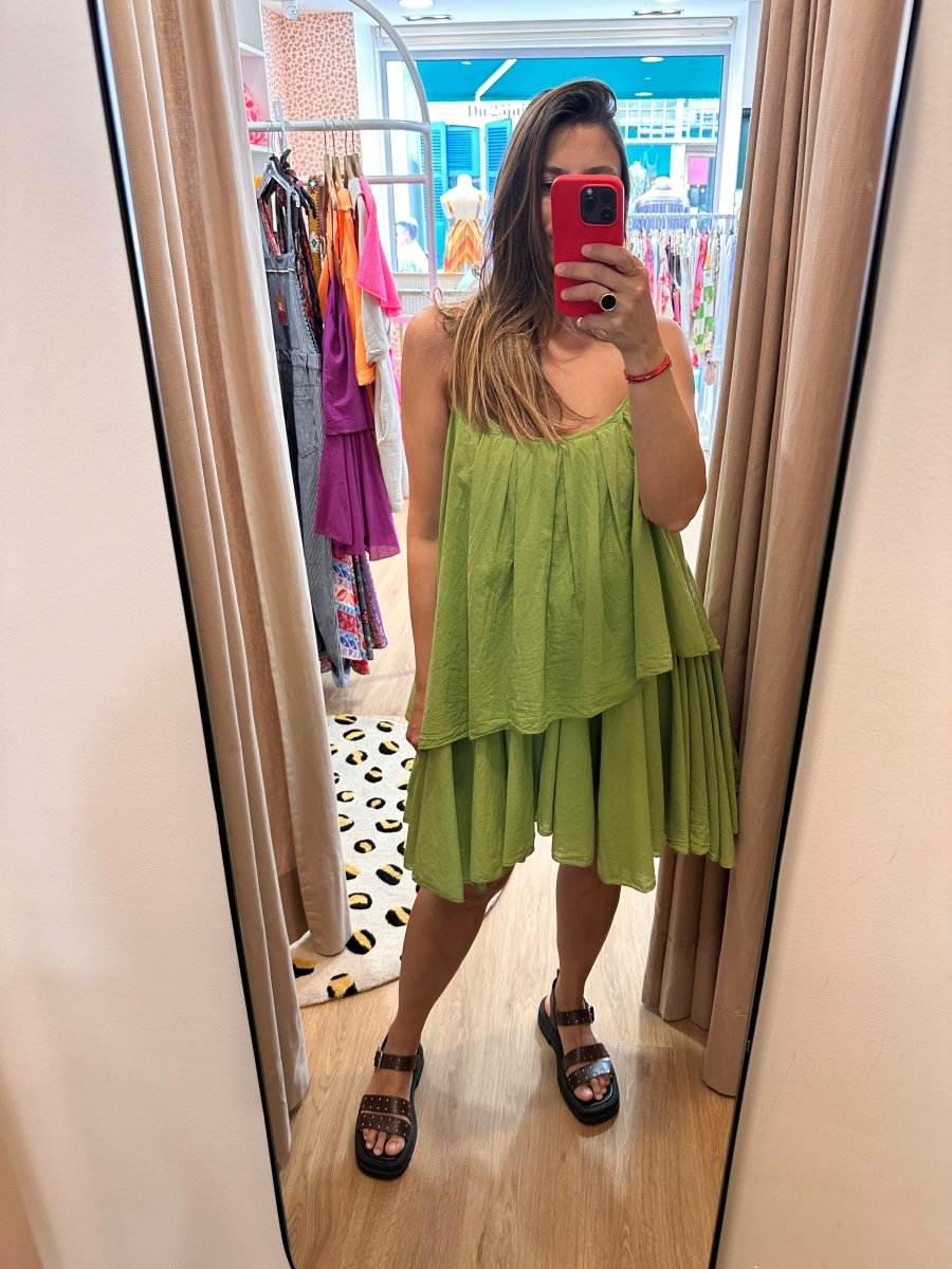Robe Laure VERT - L’ESSENTIEL Robe