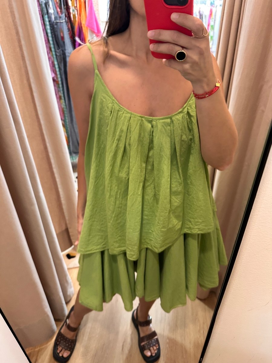 Robe Laure VERT - L’ESSENTIEL Robe