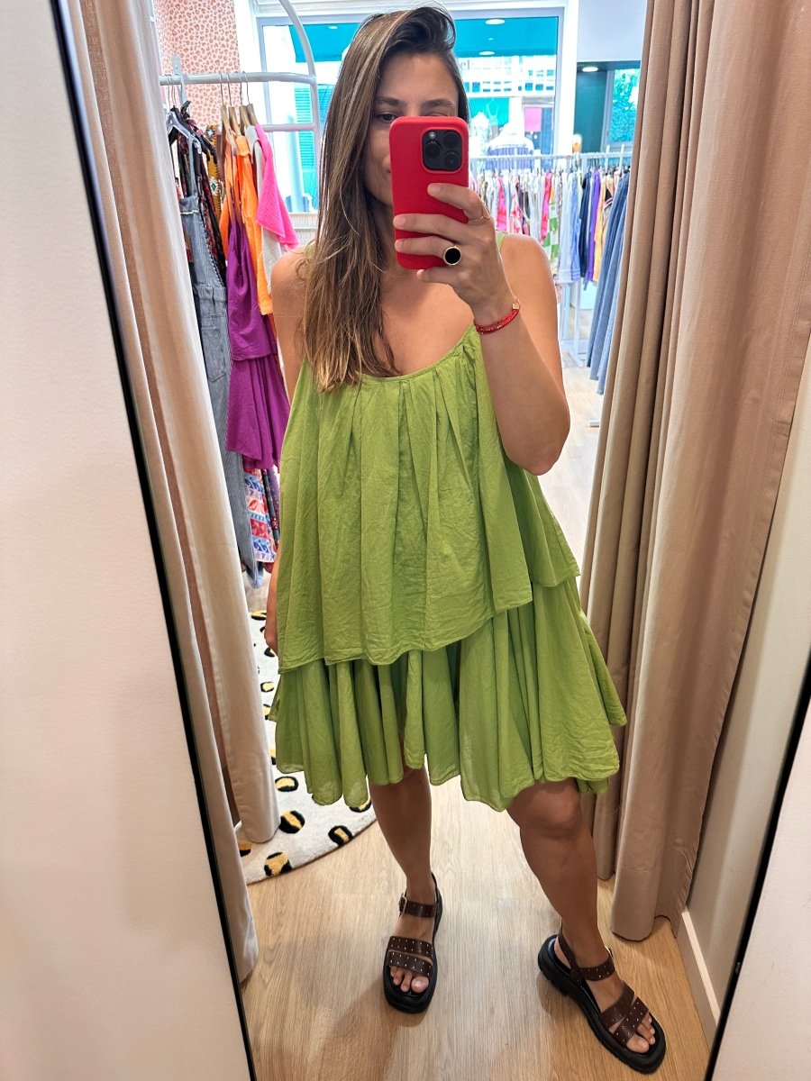 Robe Laure VERT - L’ESSENTIEL Robe
