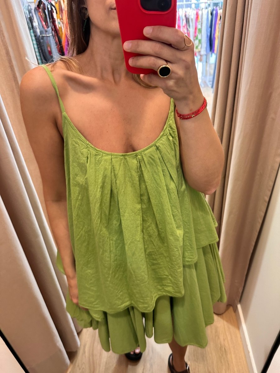 Robe Laure VERT - L’ESSENTIEL Robe