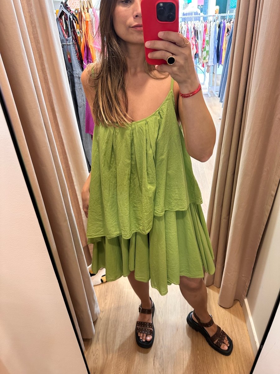 Robe Laure VERT - L’ESSENTIEL Robe