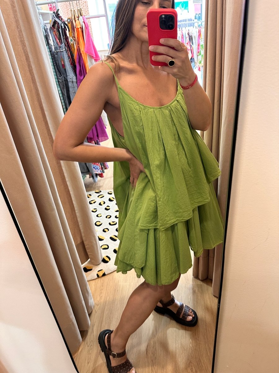 Robe Laure VERT - L’ESSENTIEL Robe