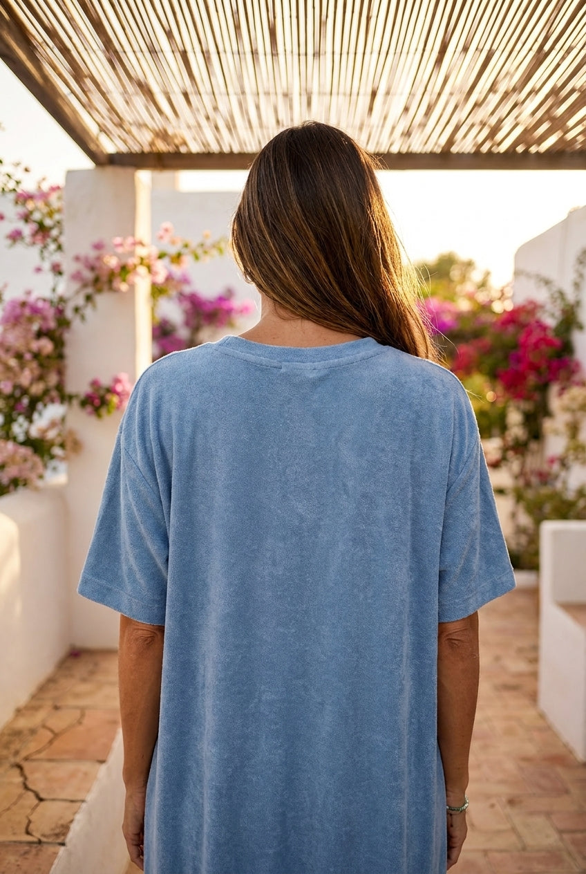 ROBE LINNA BLEU JEANS - W STUDIO Robe