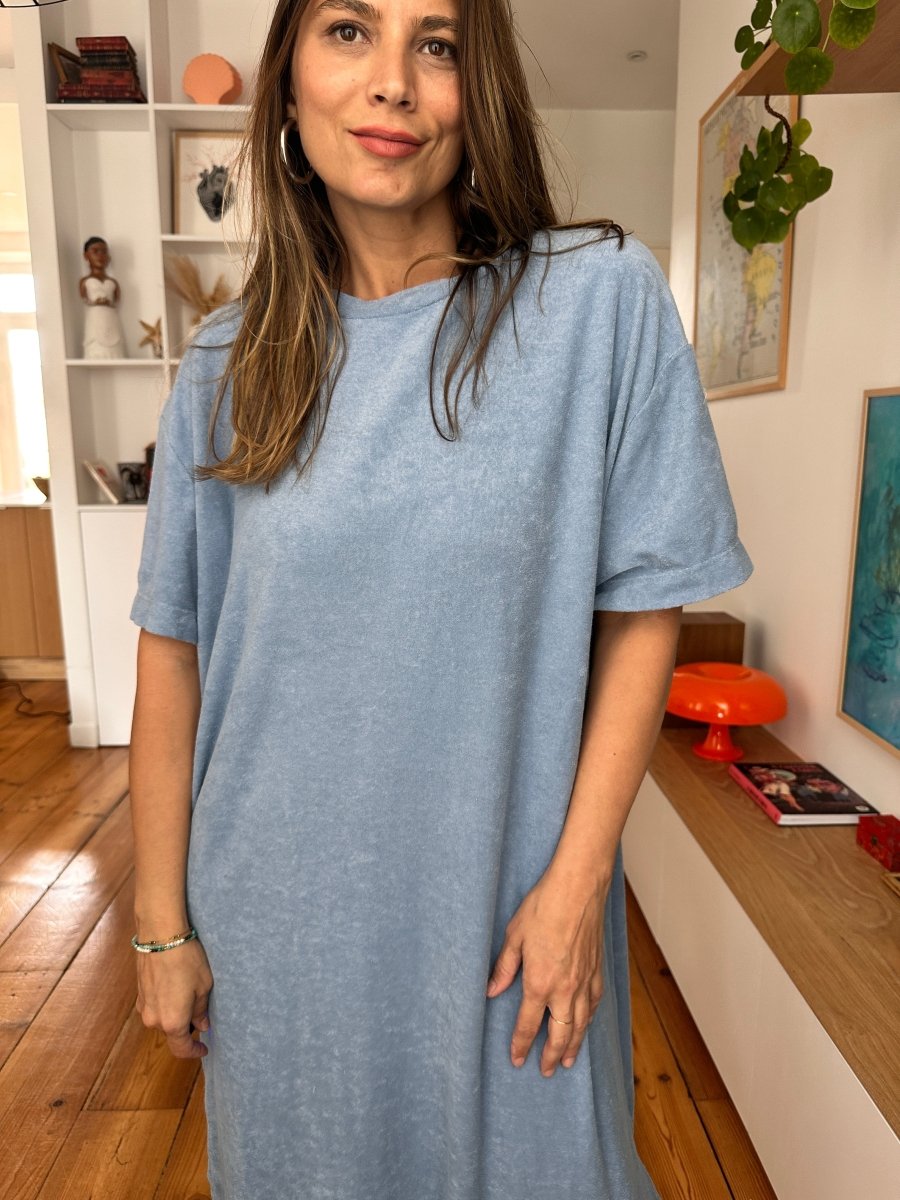 Robe Linna BLEU JEANS - W STUDIO Robe
