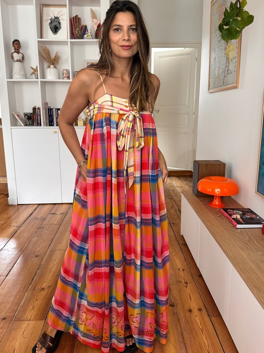 Robe Meave MADRAS - Casbah Love Robe