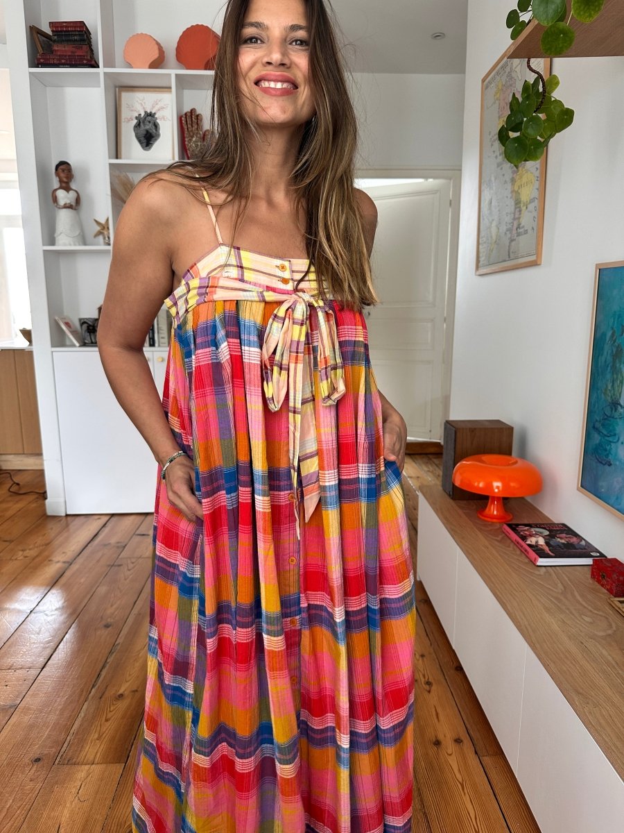 Robe Meave MADRAS - Casbah Love Robe