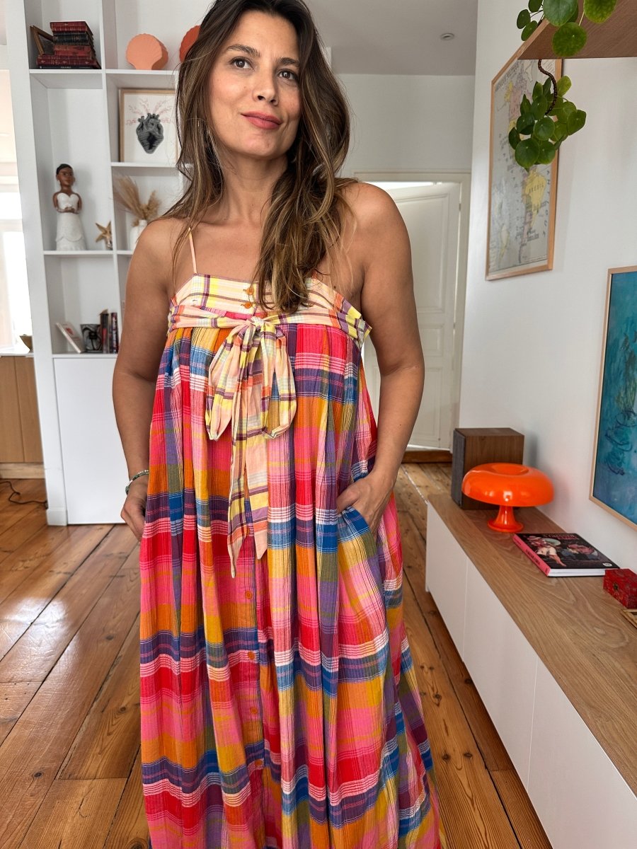 Robe Meave MADRAS - Casbah Love Robe