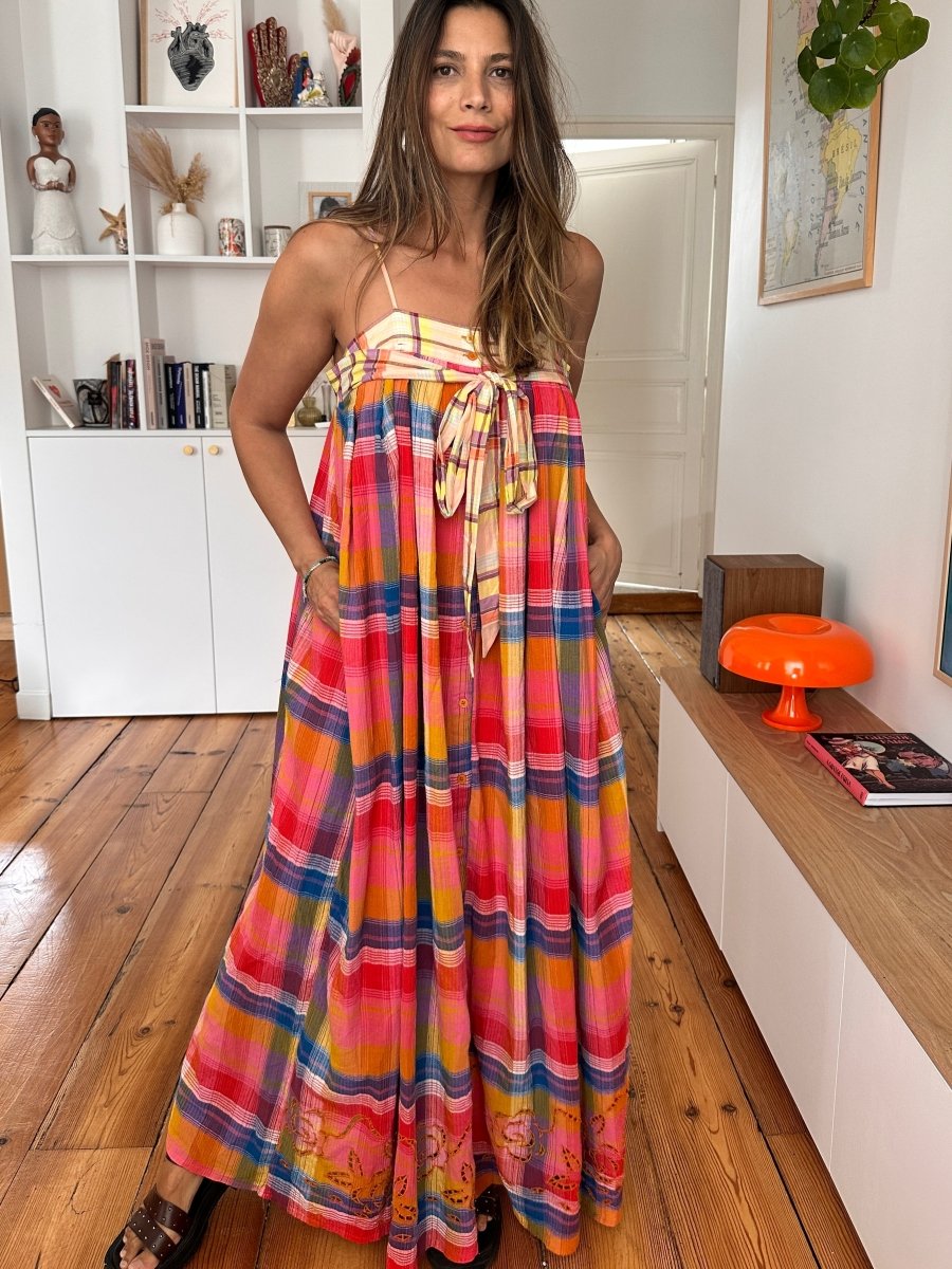 Robe Meave MADRAS - Casbah Love Robe