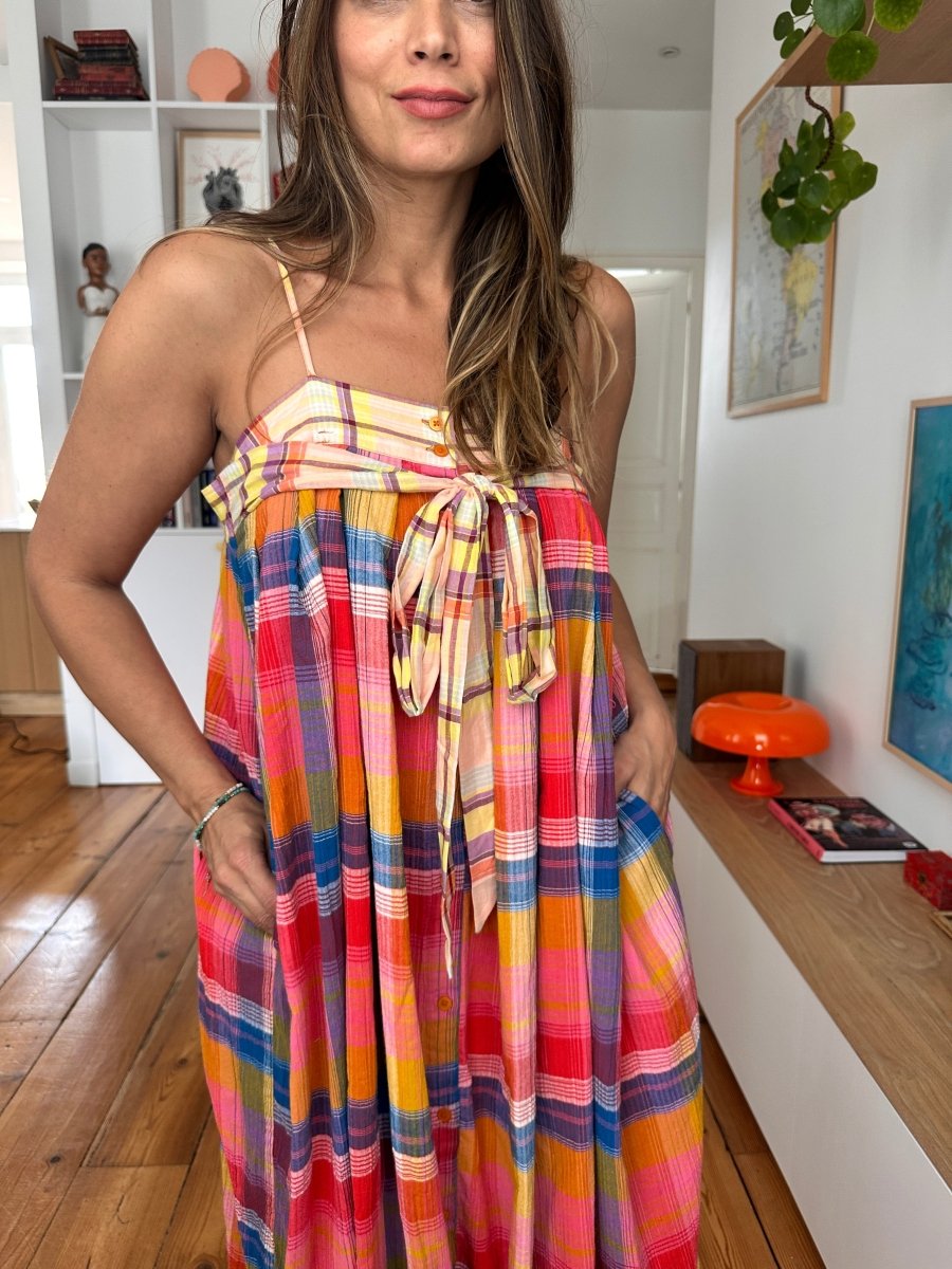 Robe Meave MADRAS - Casbah Love Robe