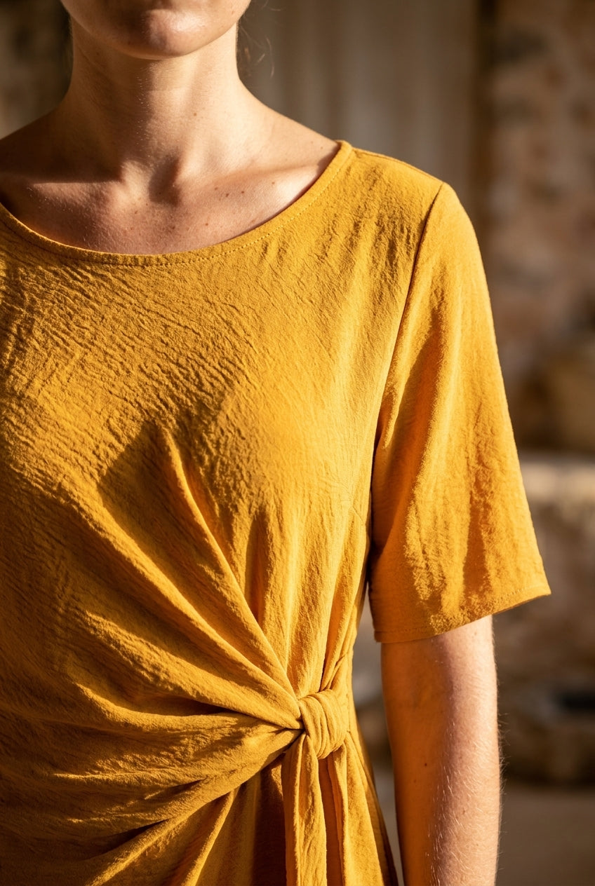 ROBE MONICA JAUNE - RUE DES ABBESSES Robe