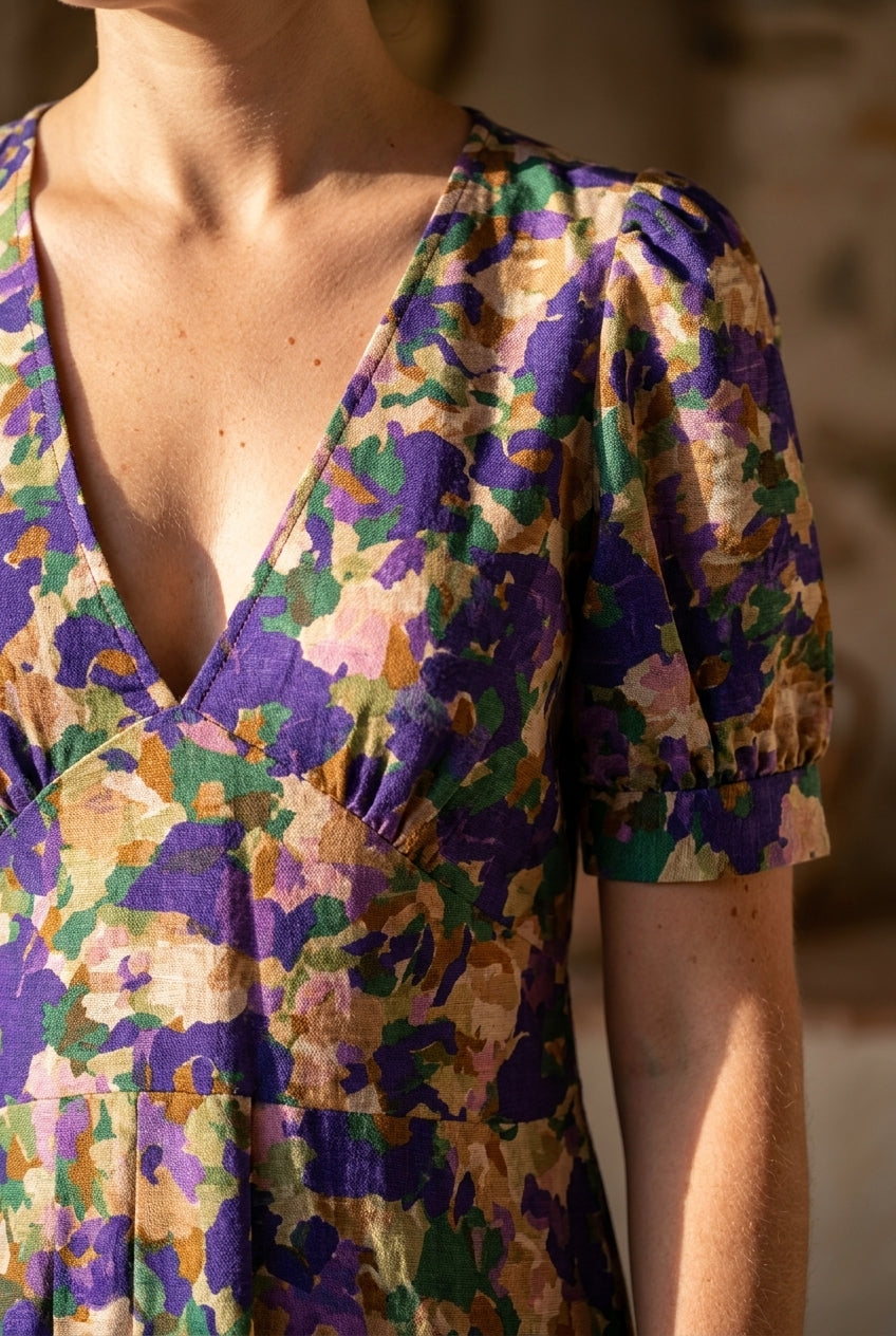 ROBE OCEANE VIOLET - RUE DES ABBESSES Robe