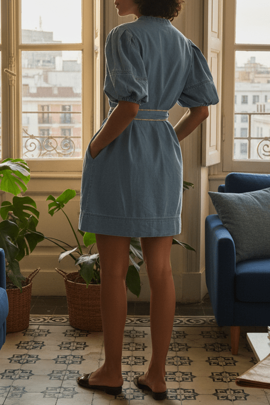 ROBE ONELINE CHAMBRAY - ORFEO Robe