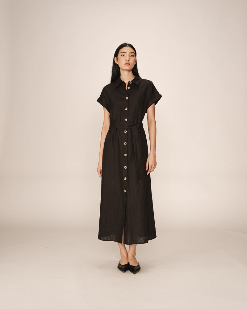 Robe Prudence NOIR - GRACE ET MILA Robe