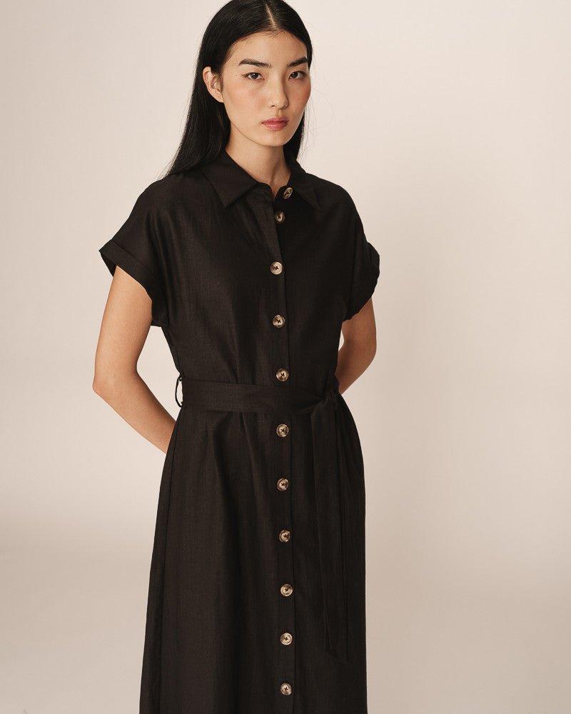 Robe Prudence NOIR - GRACE ET MILA Robe
