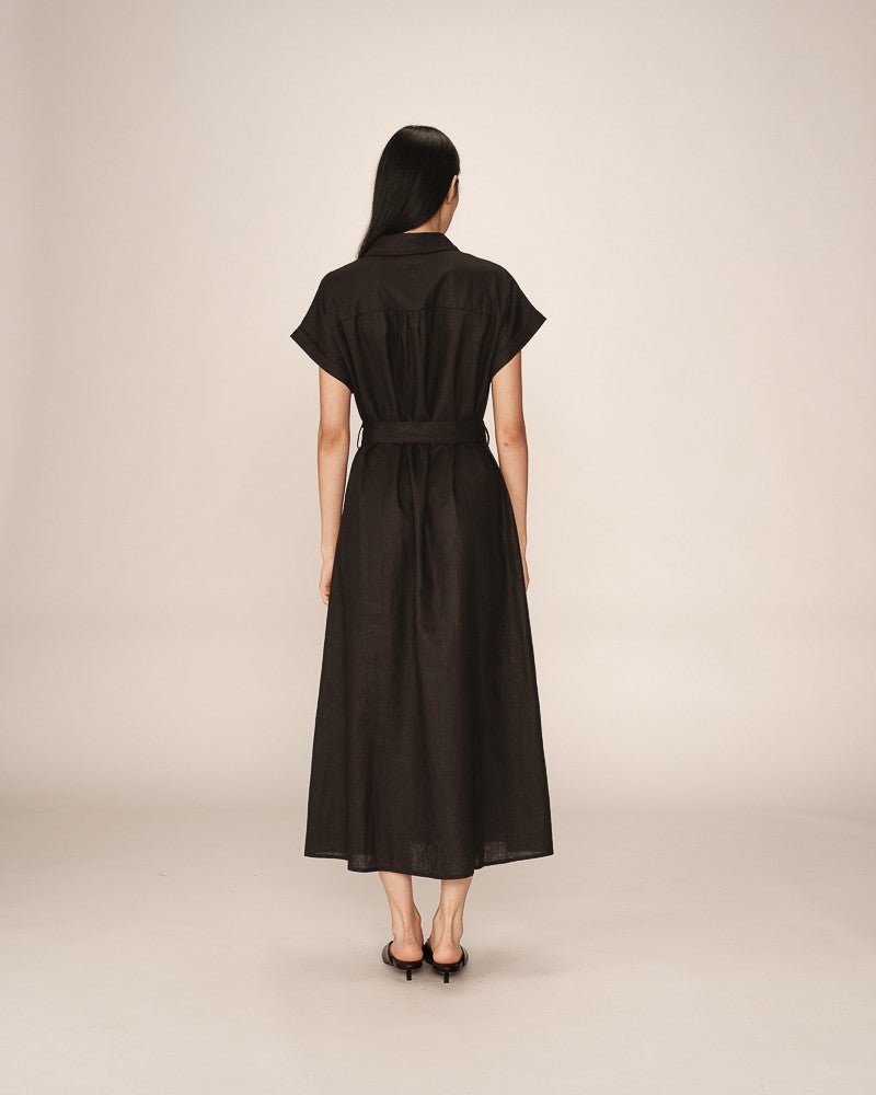 Robe Prudence NOIR - GRACE ET MILA Robe