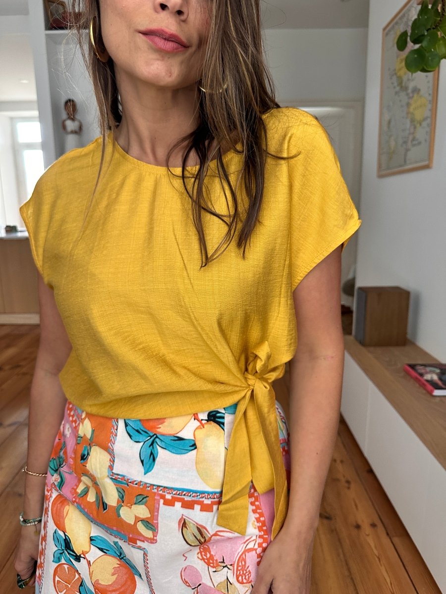 Short Jupe Fruits MULTICO - CERISE BLUE Short