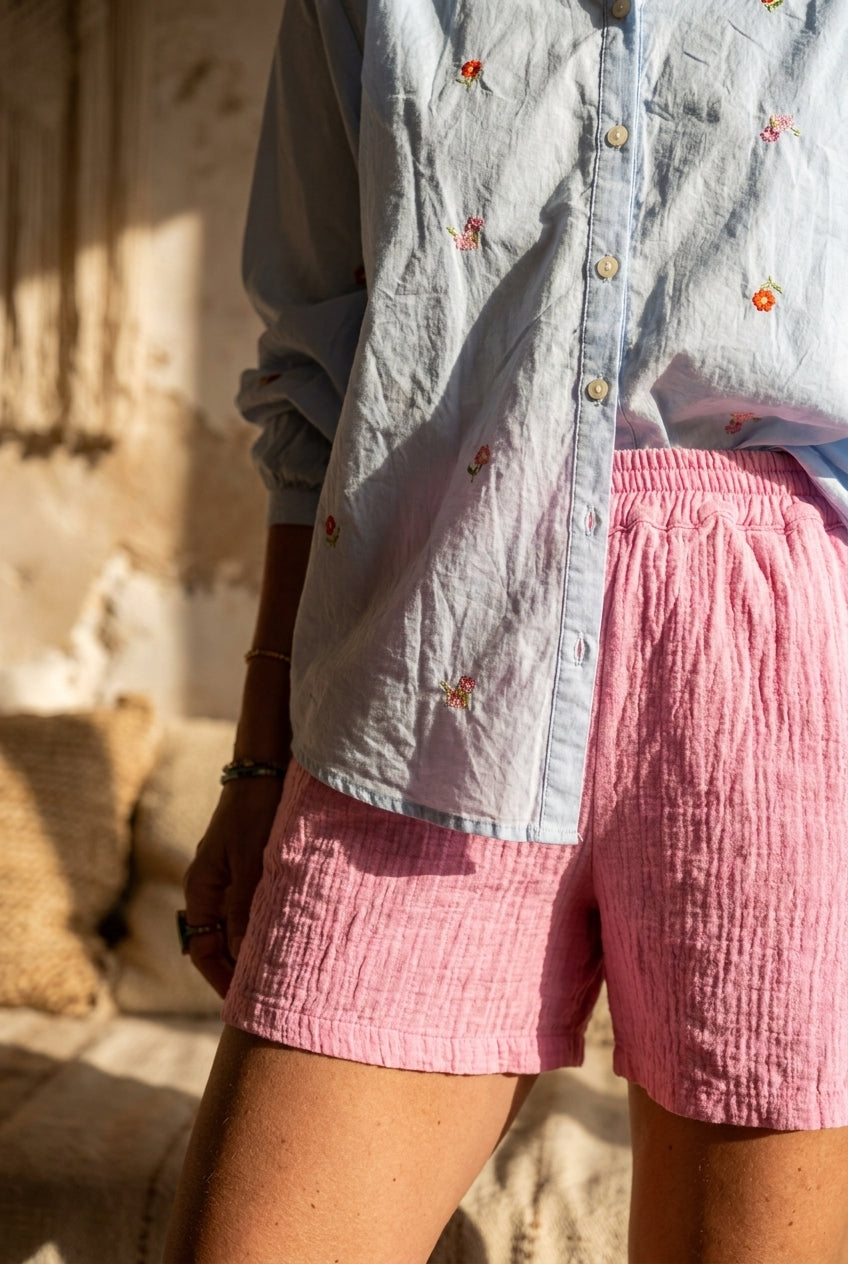 SHORT MAHON ROSE - ARTY BLUSH Short