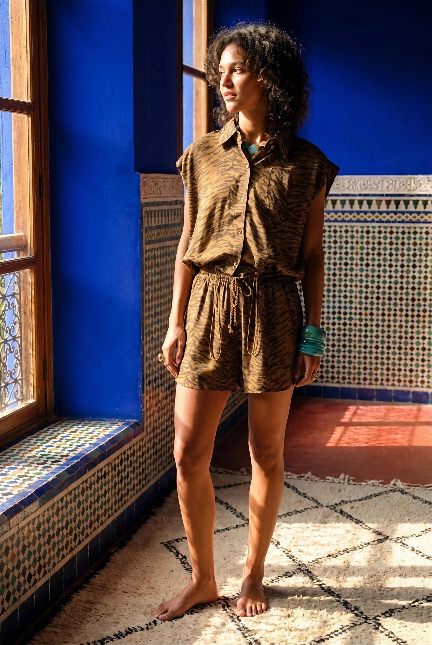 TOP GABIN LEOPARD - ORFEO TOP