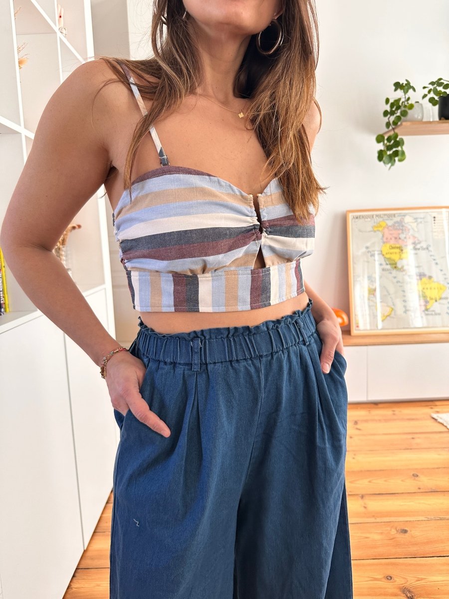 Top Ivy BLEU - SEEUSOON Top
