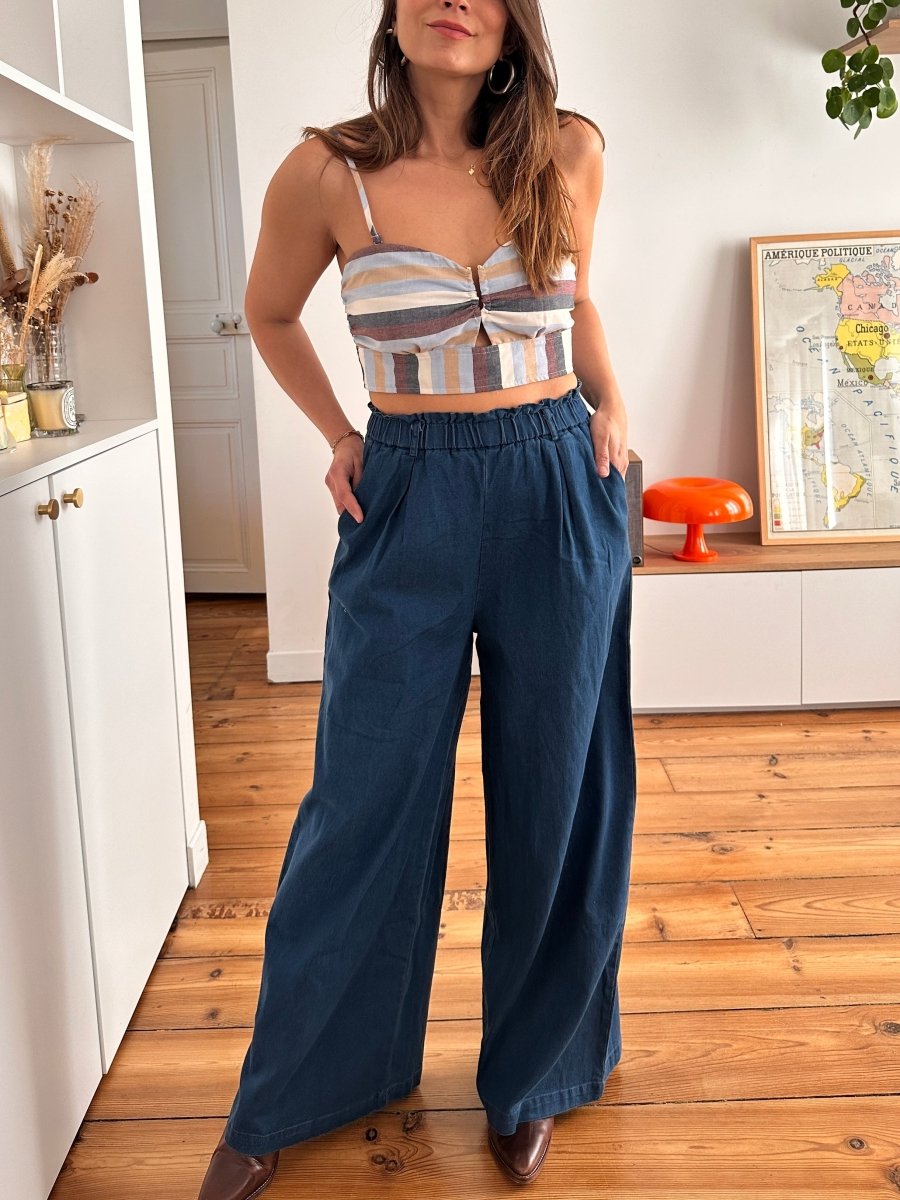 Top Ivy BLEU - SEEUSOON Top