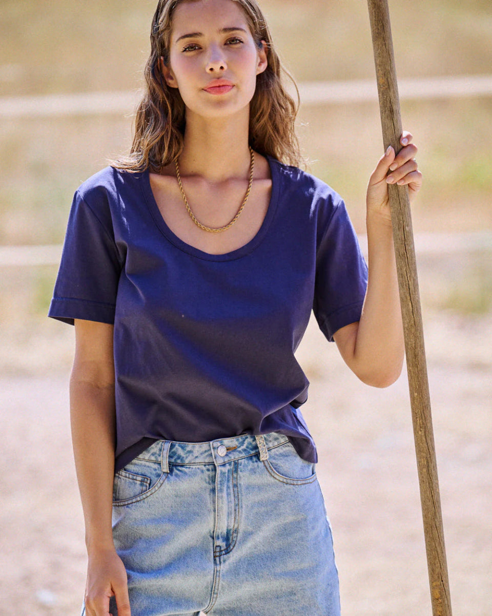 Top Tun BLEU MARINE - LAUREPLUSMAX Top